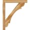 Ekena Millwork Olympic Block Rough Sawn Bracket, Western Red Cedar, 4"W x 38"D x 46"H BKT04X38X46OLY05RWR - alternate 3